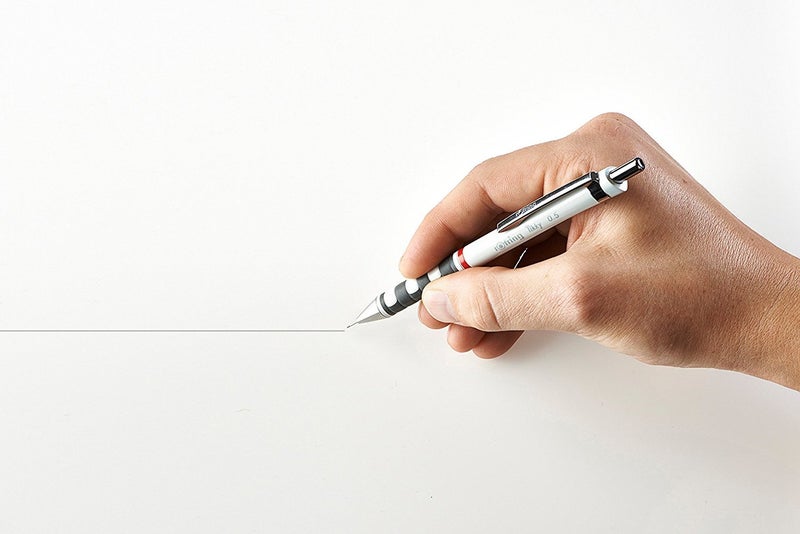Rotring أقلام رصاص ميكانيكية روتراينغ تيكي، HB 0.5 مم، براميل بورجوندي، 12 قطعة - Image 3